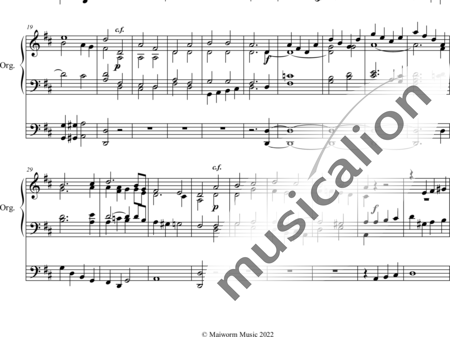 Reinbrecht, August: Chorale Postlude "Wie schön leuchtet der Morgenstern" - Organ>wped:1