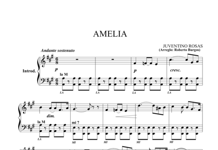Rosas, Juventino: Amelia - Akkordeon:0
