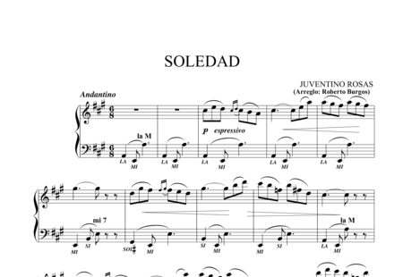 Rosas, Juventino: Soledad - Acordeón:0