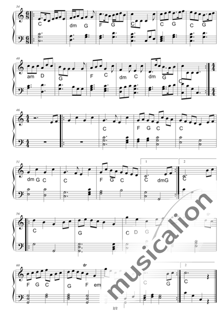 Playford, John: Dances from "The English Dancing Master" - Klavier:2