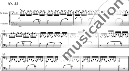 Lee, Sebastian: Estudio Nr.33 - Violoncello 2:0