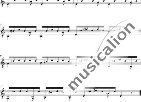 Carulli, Ferdinando: Prélude Nr. 3 - Gitarre:1