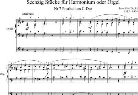 Piel, Peter: Postludium C-Dur - Orgel>mPed:0