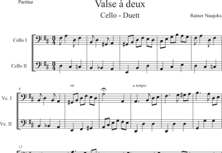 Naujoks, Rainer: Valse à deux - Violoncello 2:0