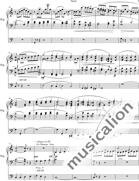 Perilhou, Jacques-Albert: Noel - Orgel>mPed:3