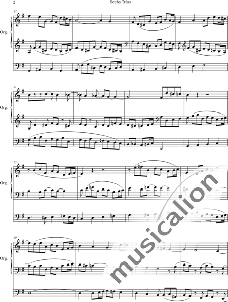 Markull, Friedrich Wilhelm: Trio G- Dur - Orgel>mPed:2