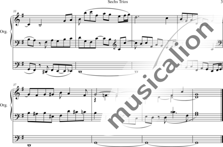 Markull, Friedrich Wilhelm: Trio G- Dur - Orgel>mPed:3