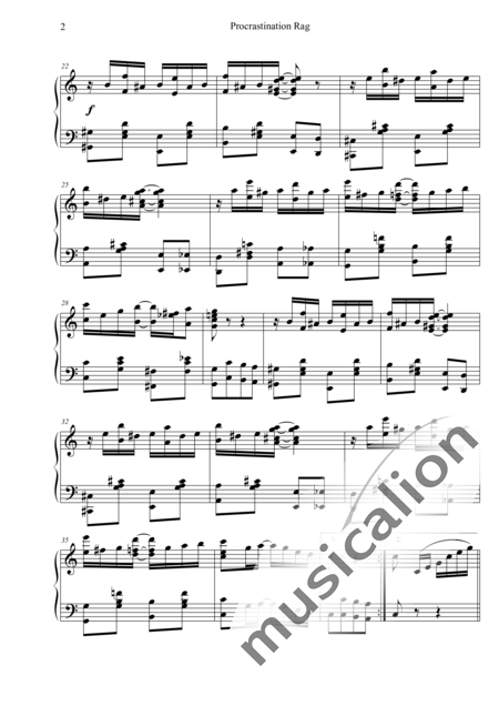 Cobb, George L.: Procrastination Rag - Piano:2