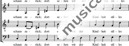 Brahms, Johannes: Mit vierzig Jahren ist der Berg erstiegen - Chor>SATB:1