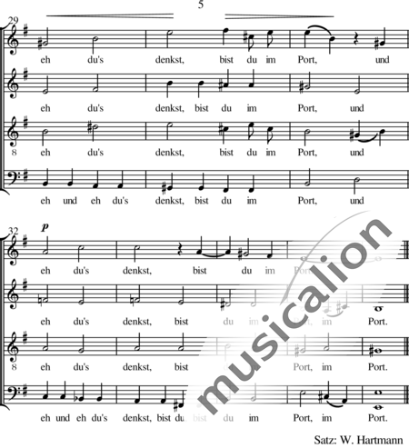 Brahms, Johannes: Mit vierzig Jahren ist der Berg erstiegen - Chor>SATB:5