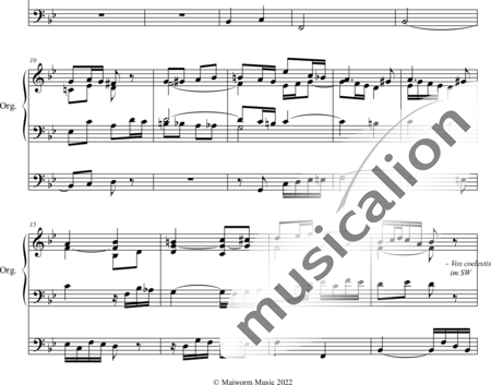 Deshayes, Henri: Cantabile B-Dur - Orgel>mPed:1