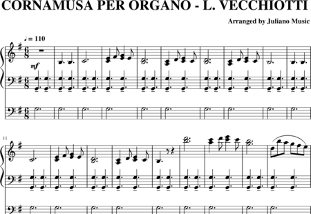 Vecchiotti, Luigi: Cornamusa per Organo - Orgel>mPed:0