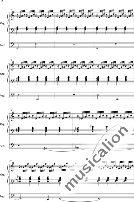 Böckler, Johannes: Toccata for Organ - Organ>wped:2