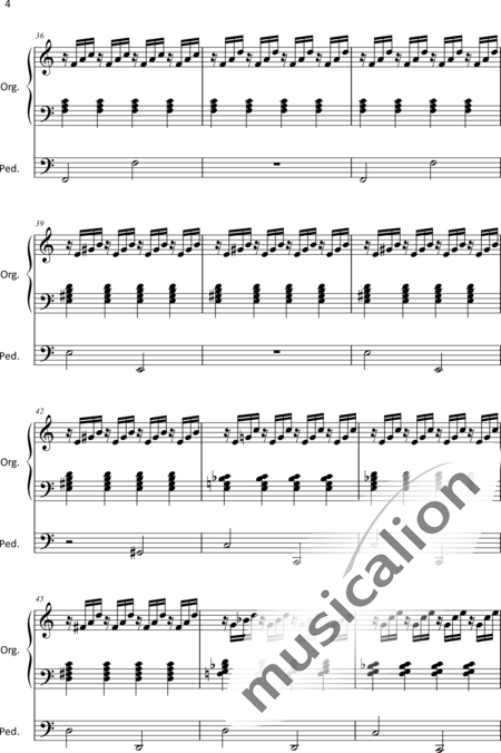 Böckler, Johannes: Toccata for Organ - Organ>wped:4