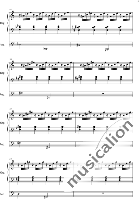 Böckler, Johannes: Toccata for Organ - Organ>wped:5