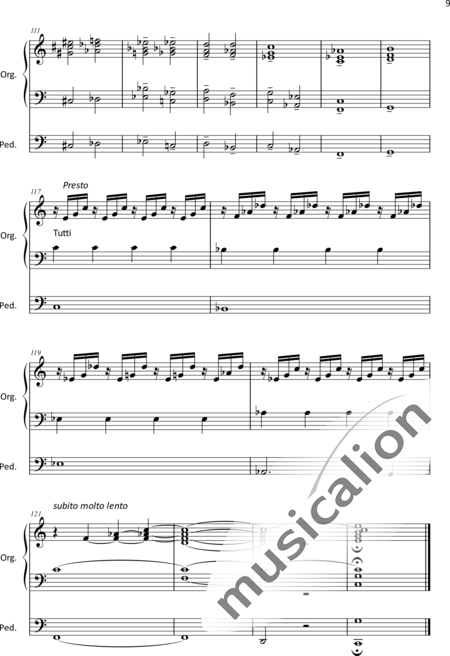 Böckler, Johannes: Toccata for Organ - Organ>wped:9