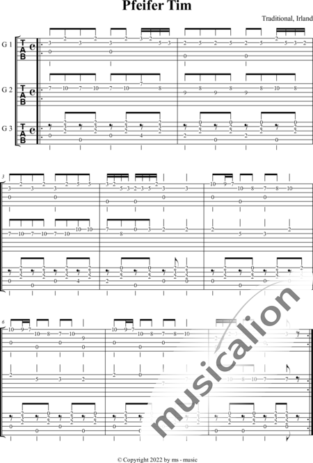 Anonymus, Unbekannt: Pfeifer Tim - Gitarre 3:2