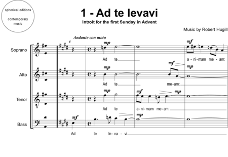 Hugill, Robert: Ad te levavi - Choir>SATB:0