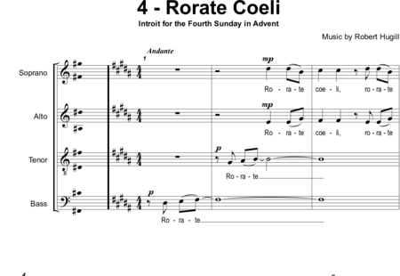 Hugill, Robert: Rorate Coeli - Coro>SATB:0