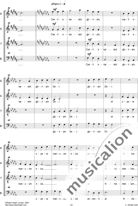 Hugill, Robert: Rorate Coeli - Coro>SATB:4