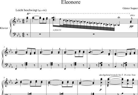 Sopper, Günter: Eleonore - Piano:0