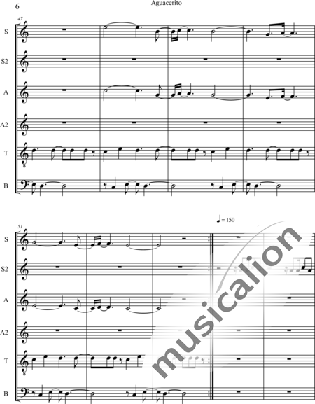 Rodriguez, Zeneida: Aguacerito - Gitarre 6:6