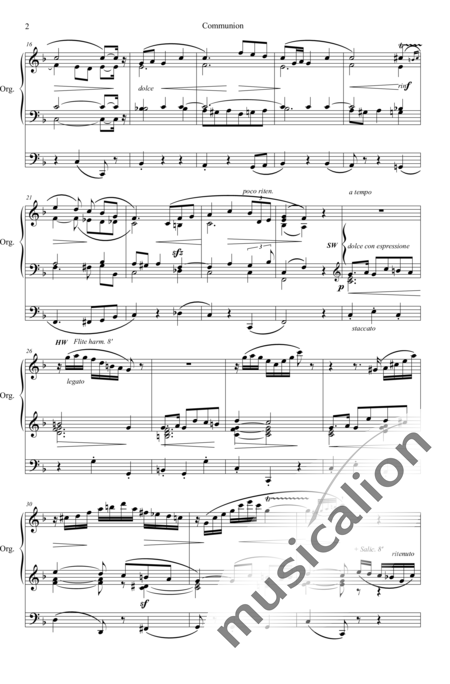 Grison, Jules : Communion  F-Dur - Orgel>mPed:2