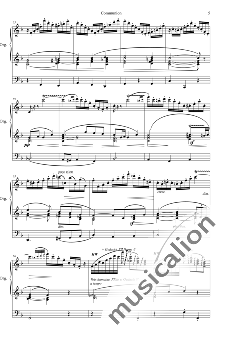 Grison, Jules : Communion  F-Dur - Orgel>mPed:5