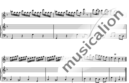 Telemann, Georg Philipp: Sonate F-Dur - Blockflöte+Klavier:1