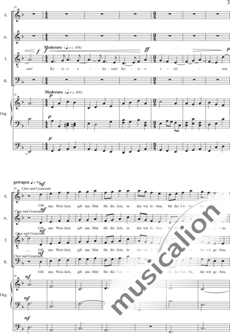 Schäfer, Martina: Weihnachtsmesse: Kyrie - Gloria - Solo>Sop/Alt/Ten/Bass+Chor>SATB+OrgmP:3