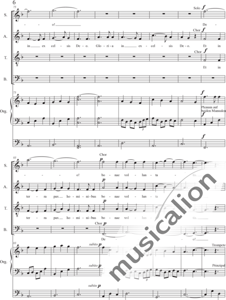 Schäfer, Martina: Weihnachtsmesse: Kyrie - Gloria - Solo>Sop/Alt/Ten/Bass+Chor>SATB+OrgmP:6