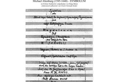 Altenburg, Michael: Symbolum - Choir>SSATB:0
