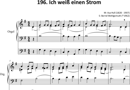 Hull, Asa: Ich weiß einen Strom (3) - Orgel>mPed:0