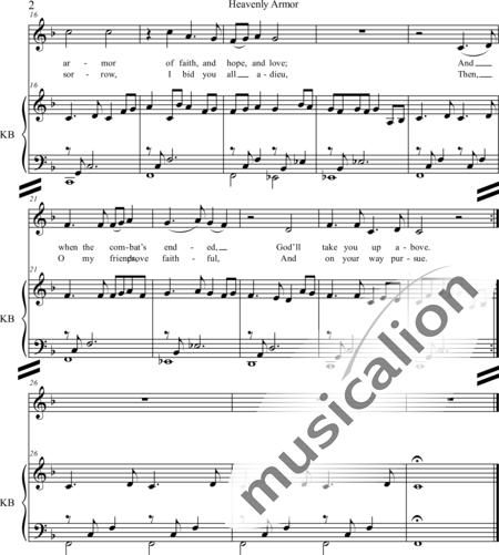 Leland, John: Heavenly Armor - Solo>X+Orgel:2