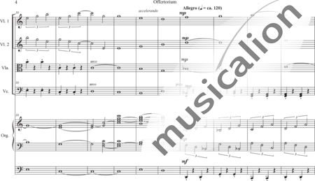 Schäfer, Martina: Deutsche Messe - Offertorium - Violine 2+[Vla+Vc]+OrgmP:3