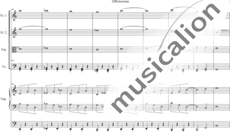Schäfer, Martina: Deutsche Messe - Offertorium - Violine 2+[Vla+Vc]+OrgmP:4