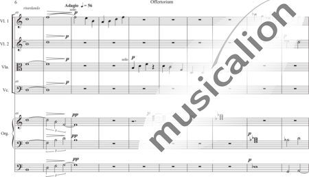 Schäfer, Martina: Deutsche Messe - Offertorium - Violine 2+[Vla+Vc]+OrgmP:5