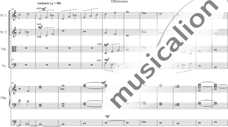 Schäfer, Martina: Deutsche Messe - Offertorium - Violine 2+[Vla+Vc]+OrgmP:6