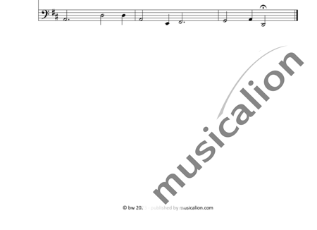 Anónimo, desconocido: Vom Tode heut' erstanden ist (Risen from the Dead Today) - Órgano>cPed:1