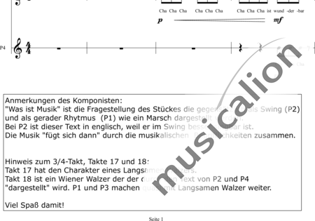 Zenker, Ralf: Composition of Music | Play of Words for Orchestra - Choir>XXXX:1