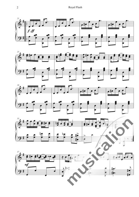 Botsford, George: Royal Flush - Klavier:2