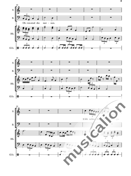 Hosta, Anna Maria: Mutter Erde und ich sind eins - Solo>Sop/Bass+[Fg+Fl]+GS:3