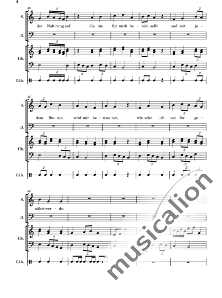 Hosta, Anna Maria: Mutter Erde und ich sind eins - Solo>Sop/Bass+[Fg+Fl]+GS:4