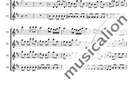 Vivaldi, Antonio: Vedrò con mio diletto - Flöte C 4:1