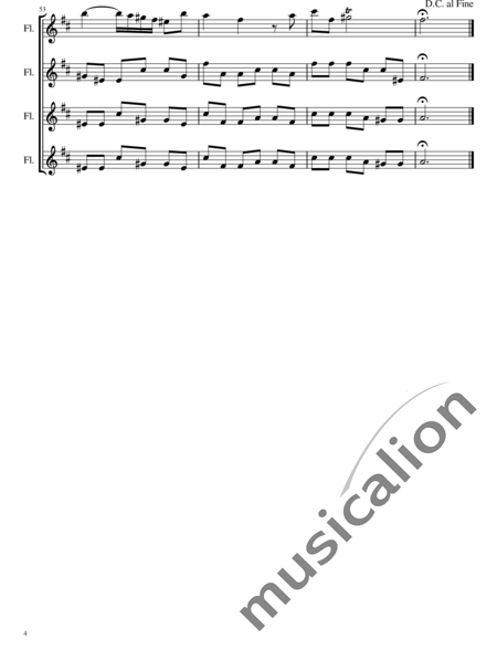 Vivaldi, Antonio: Vedrò con mio diletto - Flöte C 4:4