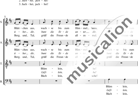 Gersbach, Joseph: Frühlingslust - Chor>SATB:1