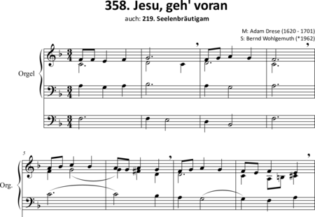 Drese, Adam: Jesu, geh voran (Jesus, Guide Our Way) - Organ>wped:0