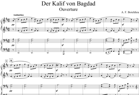Boieldieu, Francois- Adrien: Der Kalif von Bagdad (The Caliph of Baghdad) - Piano>4manos:0