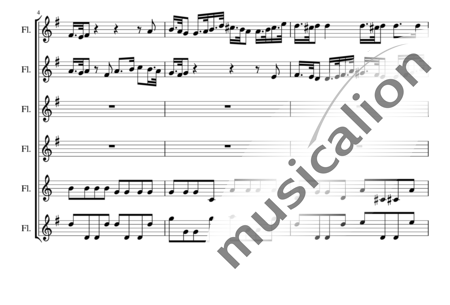 Händel, Georg Friedrich: As steals the morn upon the night - Flöte 6:1
