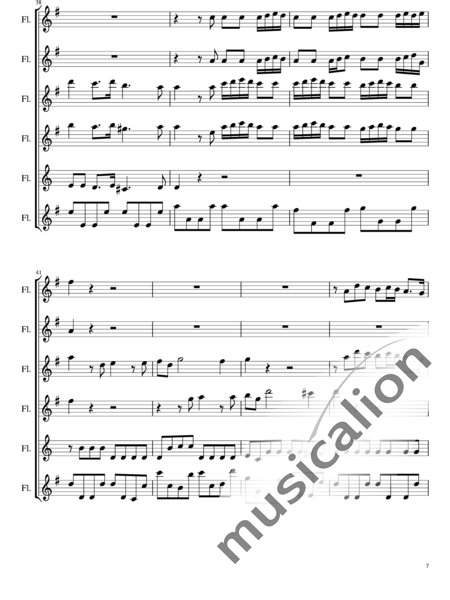 Händel, Georg Friedrich: As steals the morn upon the night - Flöte 6:7